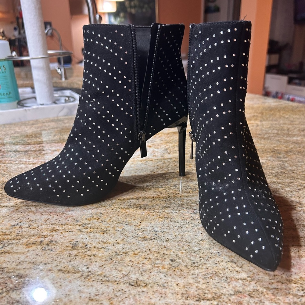 BCBG festive sparkly booties. Brand new, never worn. 
Size 7.5